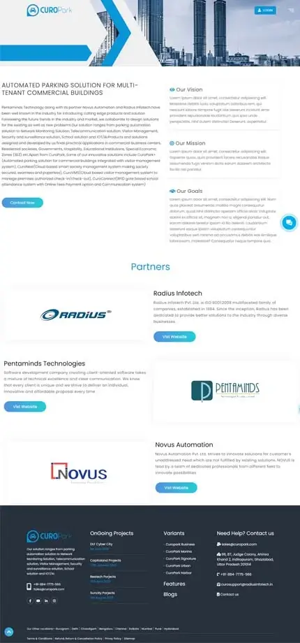 curopark parking management system